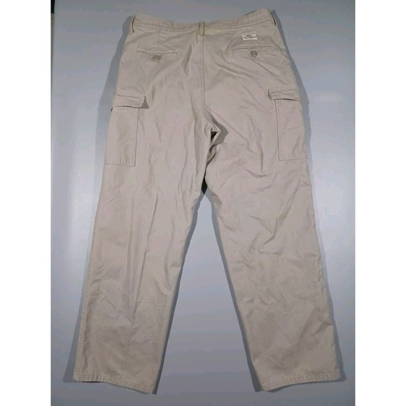 Polo‎ Jeans Co Pants Mens 38x32 Khaki Cargo Loose Fit Vintage - Picture 7 of 7